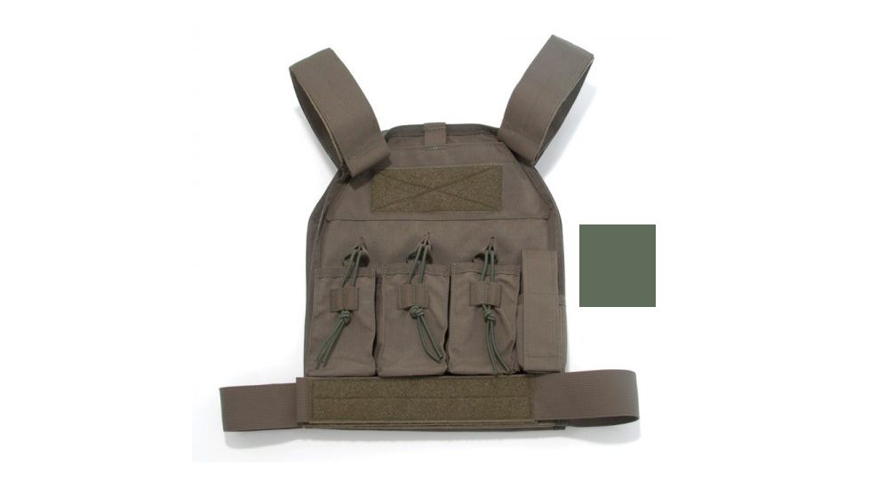 US Palm Defender - XLarge with 2 Soft IIIa Armor Panel - AR-15, Ranger Green 728028140736