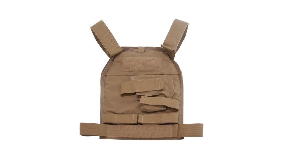 US Palm Handgun Defender Soft Armor Plate Carrier With One Level IIIA Soft Armor Panel X-Large 11x13.5 Inch Panel Right Hand Coyote Tan