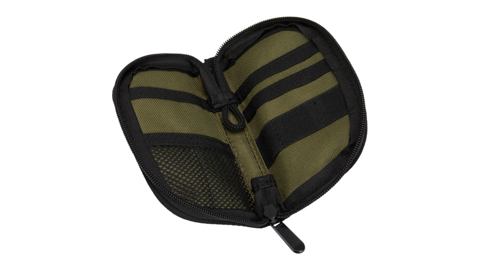 US PeaceKeeper EDC Pocket Organizer, 3.5"x6", 1000 Denier Nylon, Black/Olive Drab Green, P22036