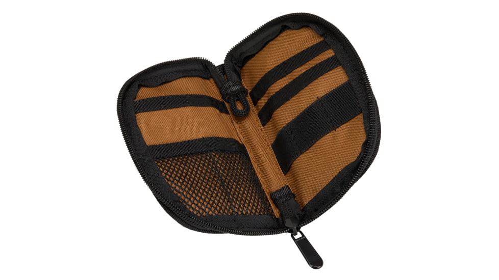 US PeaceKeeper EDC Pocket Organizer, 3.5"x6", 1000 Denier Nylon, Black/Tan, P22039