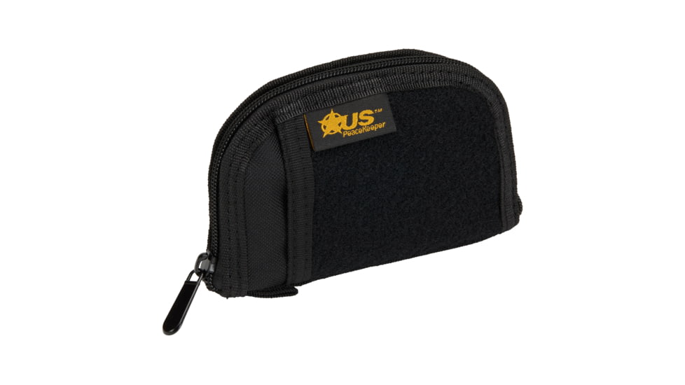 US PeaceKeeper EDC Pocket Organizer, 3.5"x6", 1000 Denier Nylon, Black/Tan, P22039