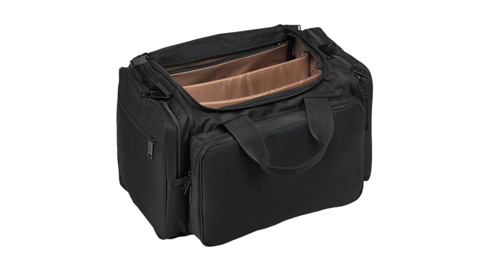 US Peacekeeper Large Range Bag Ripstop Nylon/Rugged Water-Resistant 600 Denier Polyester, Black, 18in x 10in x 10.5in, NSN NO, P22215