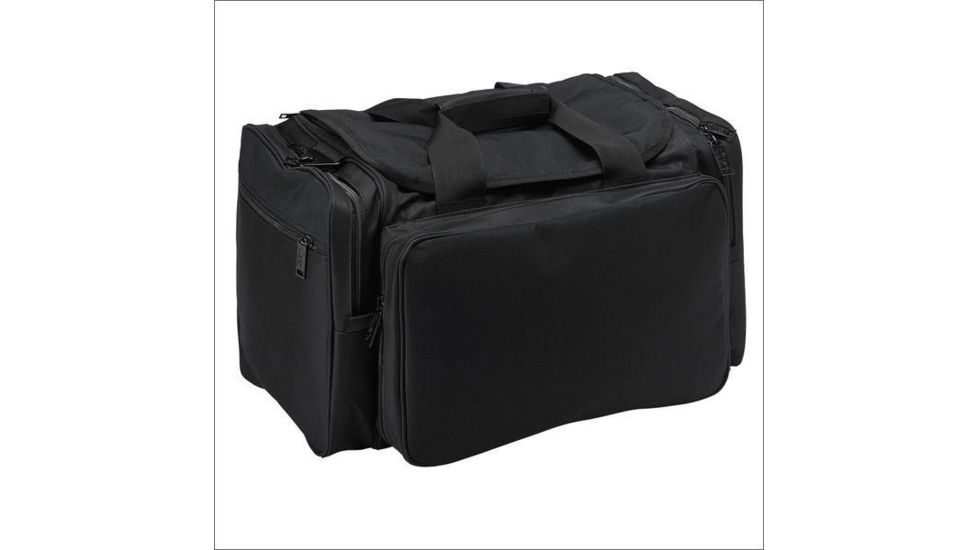 US Peacekeeper Large Range Bag Ripstop Nylon/Rugged Water-Resistant 600 Denier Polyester, Black, 18in x 10in x 10.5in, NSN NO, P22215