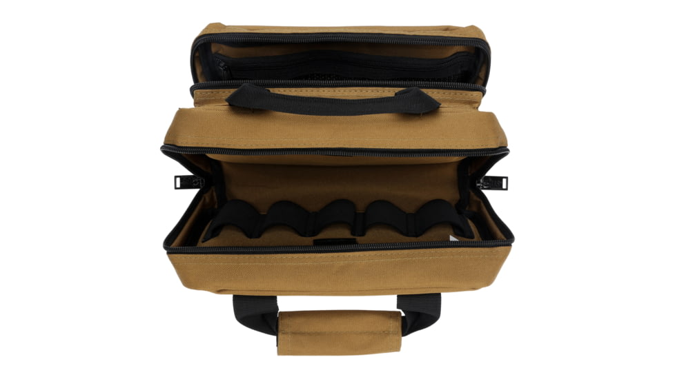 US PeaceKeeper Macro Mini Range Bag, 13.5&quot;x9.5&quot;x3&quot;, Ripstop Nylon and 1000 Denier Nylon, Tan, P21309