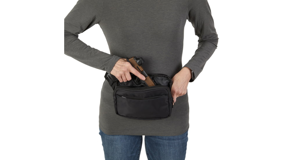 Us Peacekeeper Sidekick Pack Black W/ Pocket For Micro Gun, Black, P27105