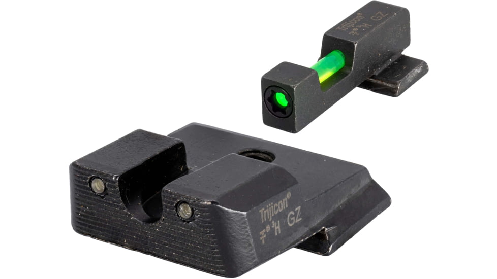 USED EDEMO Trijicon DI Night Sight Set, Dual-Illuminated, U-Notch, Tritium Green Front Color/ Rear Color, Smith &amp; Wesson M&amp;P, M&amp;P M2.0, SD VE, 601108, EDEMO2, EDEMO1, Condition Fair, Scratches