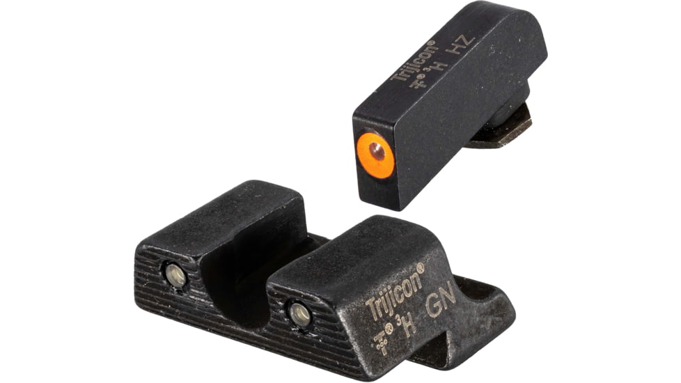 USED EDEMO Trijicon HD XR Night Sight Set, Orange Front Outline for Glock Models 42 and 43, Black, 600846, EDEMO2, EDEMO1, Condition Fair, Installed/Mounted