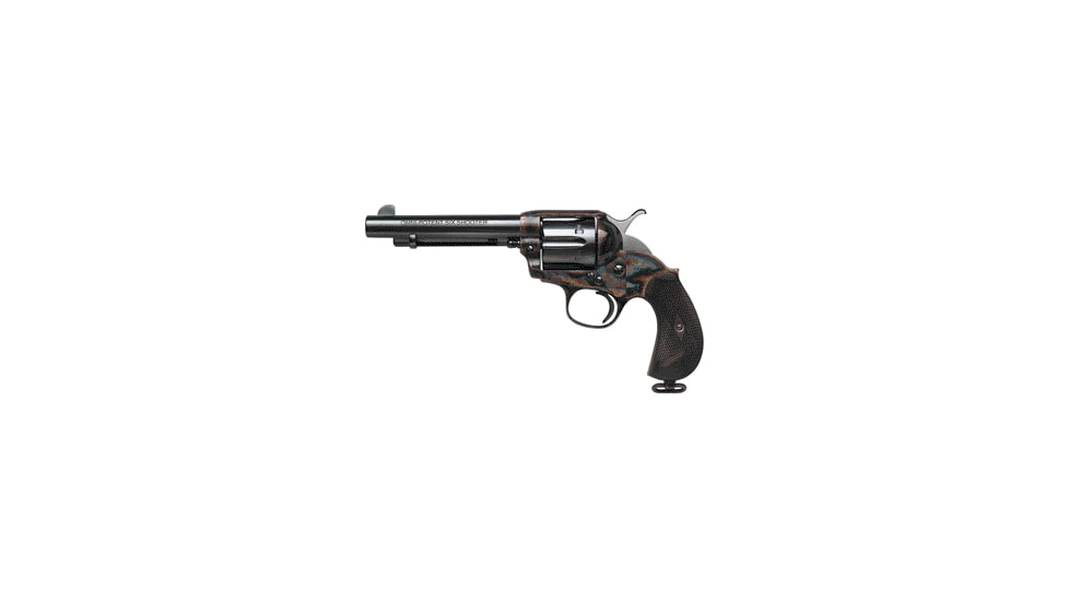 US Firearms Omni-Potent-Six-Shooter Revolver, .32-20 Winchester, 5.5in barrel, bone case color steel frame, checkered walnut grip, revolving chamber, blade front, square notch rear, 6 round cylinder, USFOP6S.3220WR5.51FRRMPG