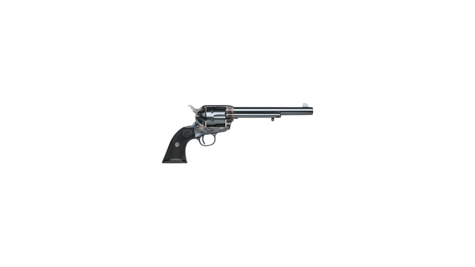 US Firearms US-Pre-War Revolver, .44 Special, 7.5in barrel, bone case color steel frame, hard rubber grip, revolving chamber, blade front, square notch rear, 6 round cylinder, USFUSPW.44SP7.51FRRMPG