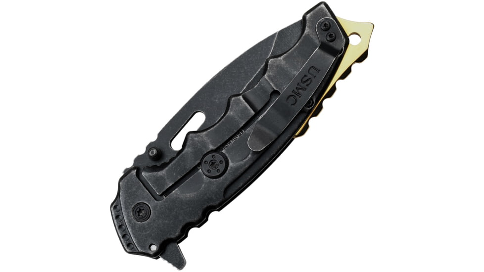 USMC Framelock A/O Gold