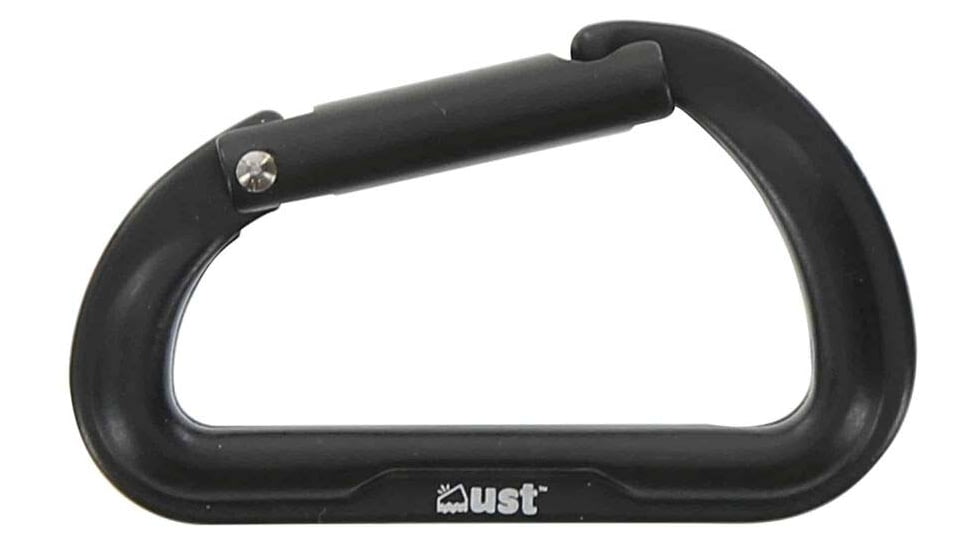 UST Aluminum Carabiner, Black, 1156923