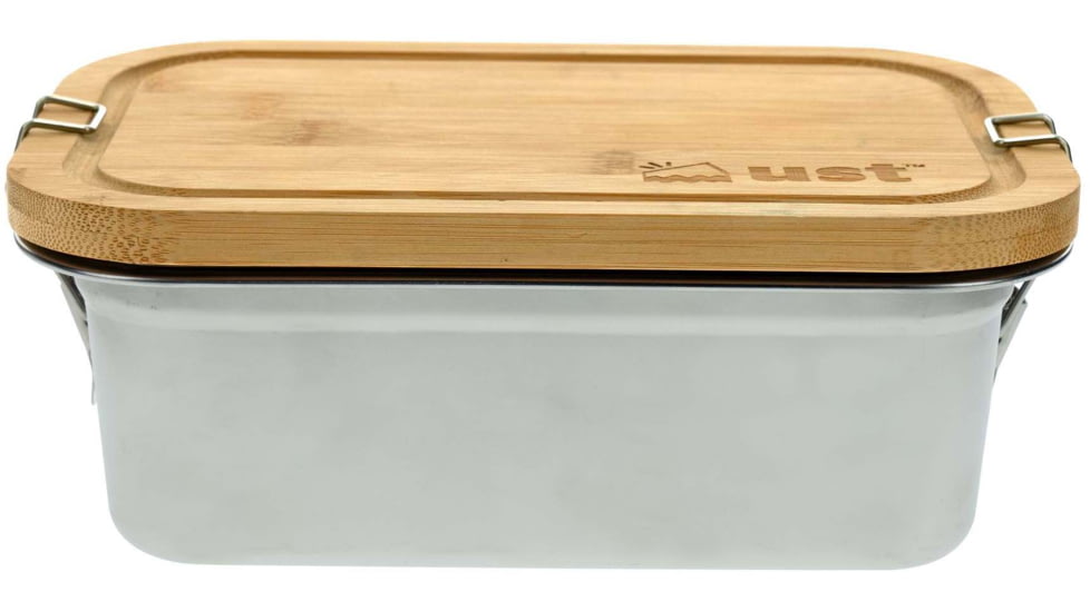 UST Bamboo Bread Box with Strap, 1175637