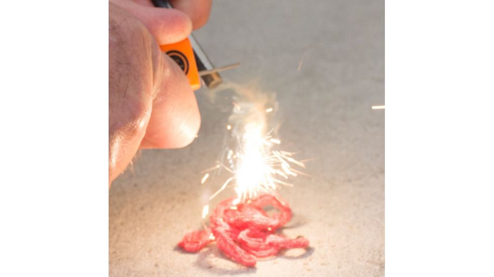 UST ParaTinder Zipper Pull 2-pk, Orange/Gray 20-02986