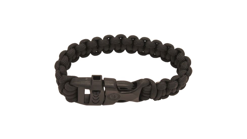 UST Survival Bracelet w/Whistle,Black 20-PAR0002-01
