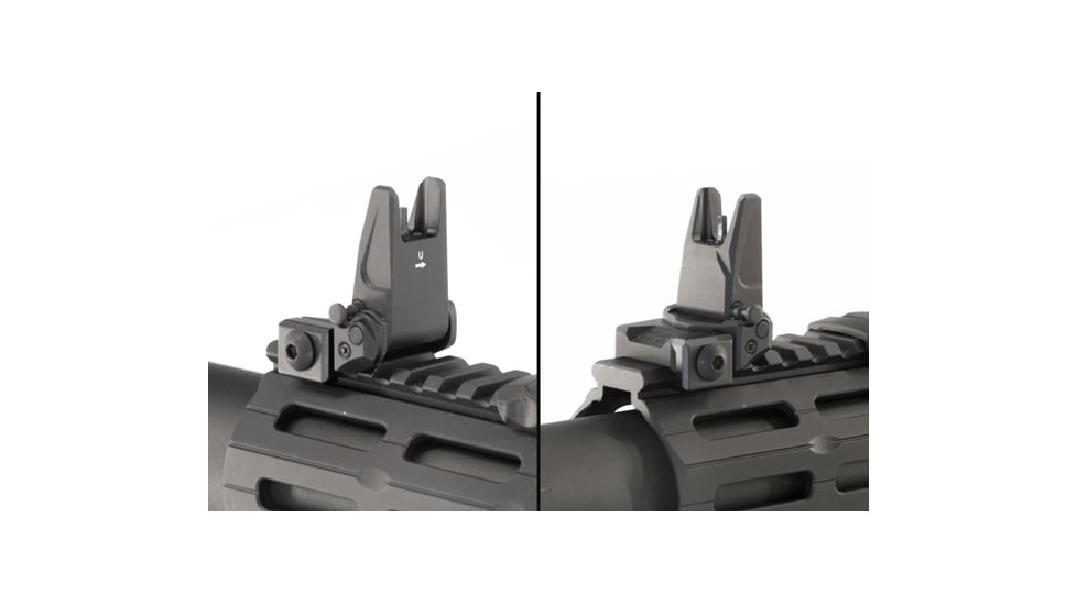UTG Pro AR Flip-up Front Sight, Picatinny, Black, TLUFS55