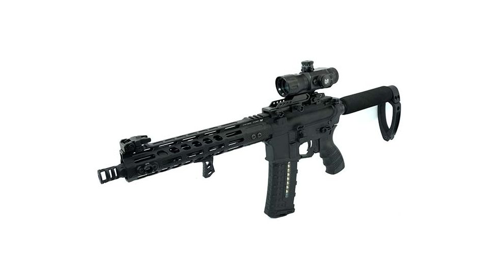 Leapers UTG Pro AR15 30 Round Windowed Polymer Magazine, .223/5.56, Black, Medium, RBT-AM30-30RD