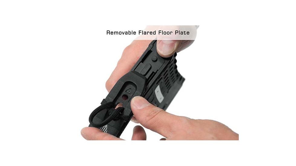 Leapers UTG Pro AR15 30 Round Windowed Polymer Magazine, .223/5.56, Black, Medium, RBT-AM30-30RD