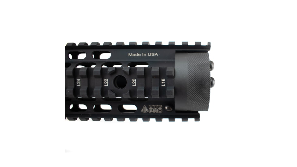 EDEMO UTG Pro AR15 Carbine Length 7in Free Float Quad Rail, Black, MTU005, EDEMO3