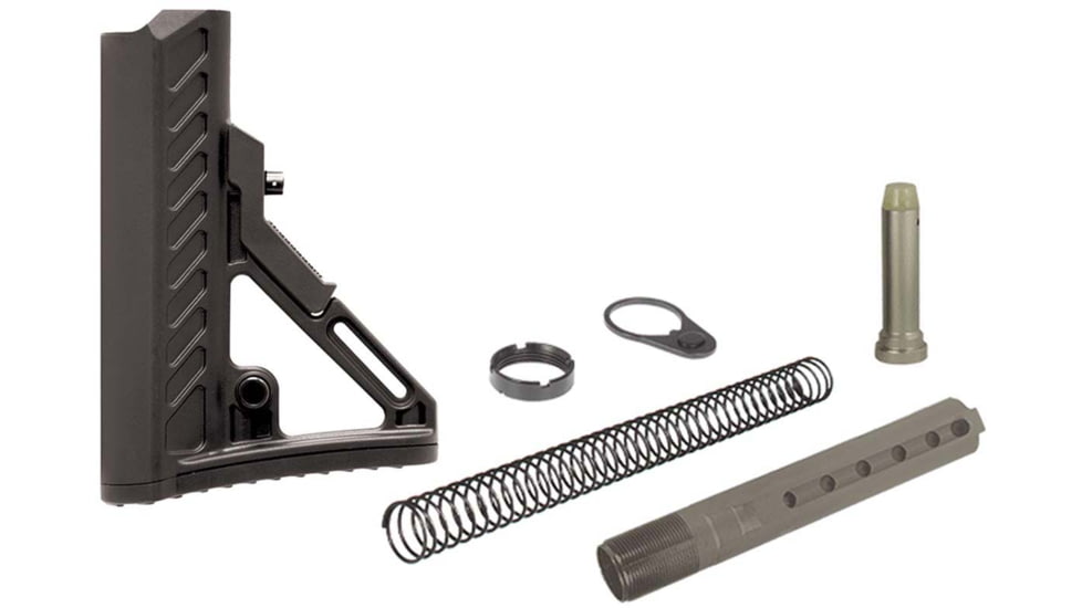 UTG Pro AR15 Ops Ready S2 Mil-spec Stock Kit, Black, RBUS2BM