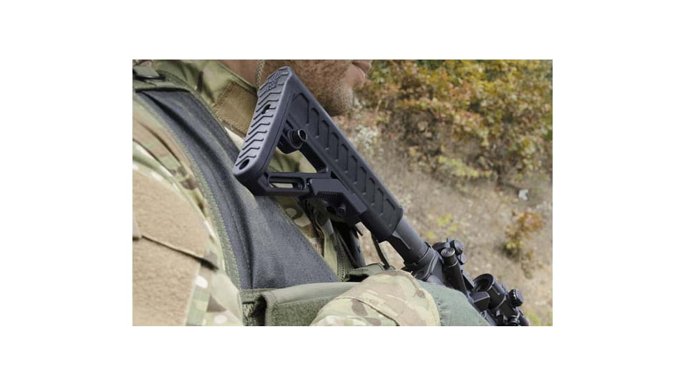 UTG Pro AR15 Ops Ready S2 Mil-spec Stock Only, Black, RBUS2BMS