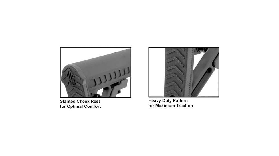 UTG Pro AR15 Ops Ready S2 Mil-spec Stock Only, Black, RBUS2BMS