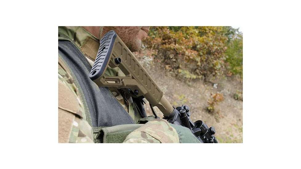 UTG Pro AR15 Ops Ready S2 Mil-spec Stock Only, FDE, RBUS2DMS