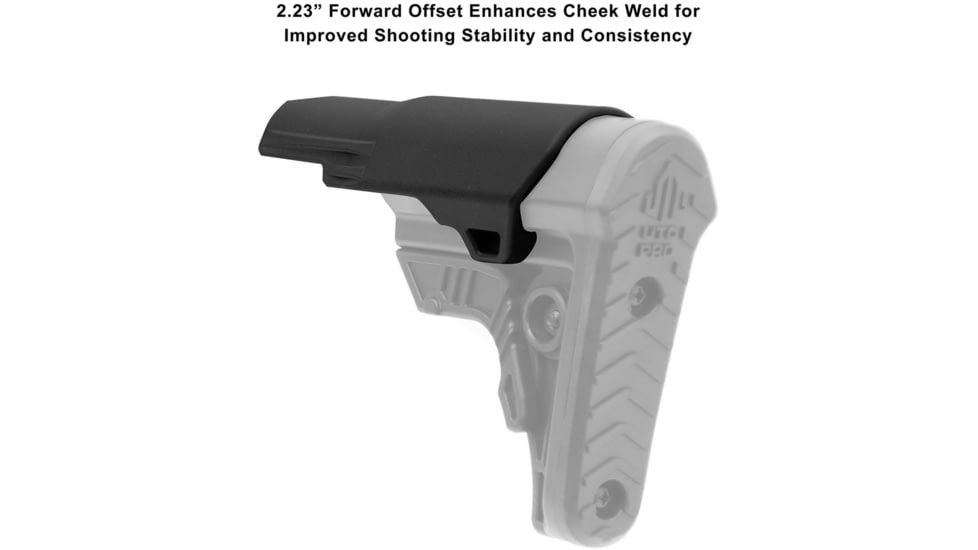 UTG Pro AR15 Ops Ready S4 Mil-spec Stock Only, Black, RBUS4BMS