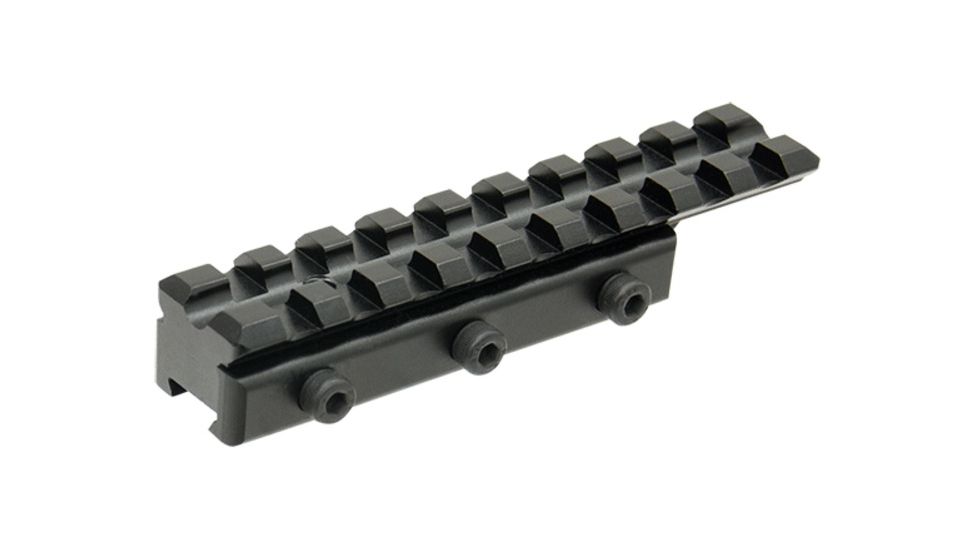 UTG Pro Gen2 Dovetail to Picatinny/ Weaver Mount Adaptor, Black MNT-PMTOWL-A