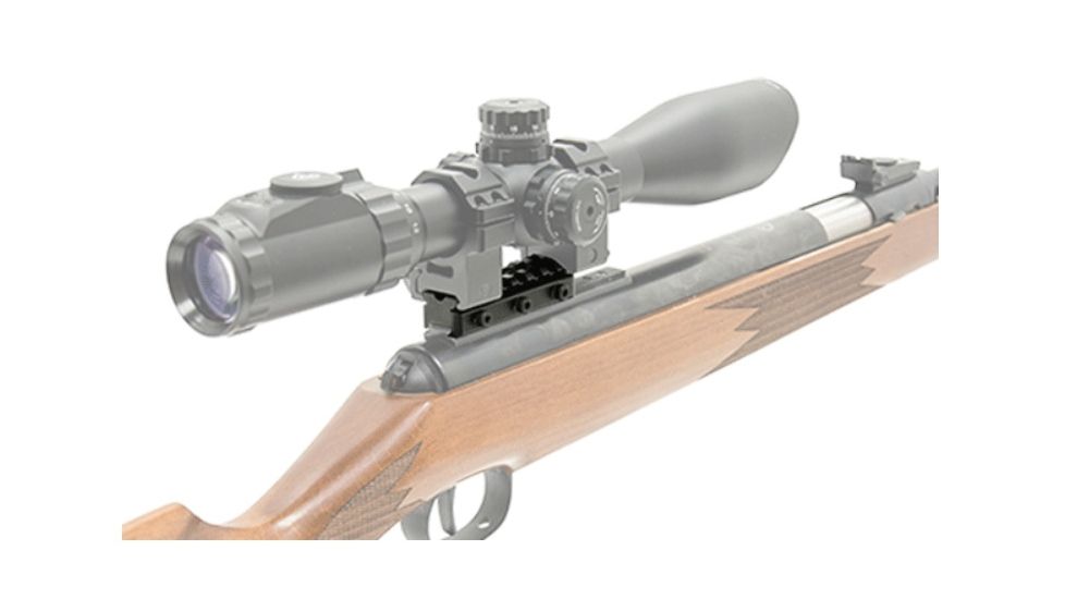 UTG Pro Gen2 Dovetail to Picatinny/ Weaver Mount Adaptor, Black MNT-PMTOWL-A