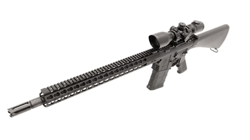 EDEMO Leapers Keymod Compat. M and P10 17 in Super Slim Free Float Rail Handguard, Black MTU038SSKC, EDEMO3