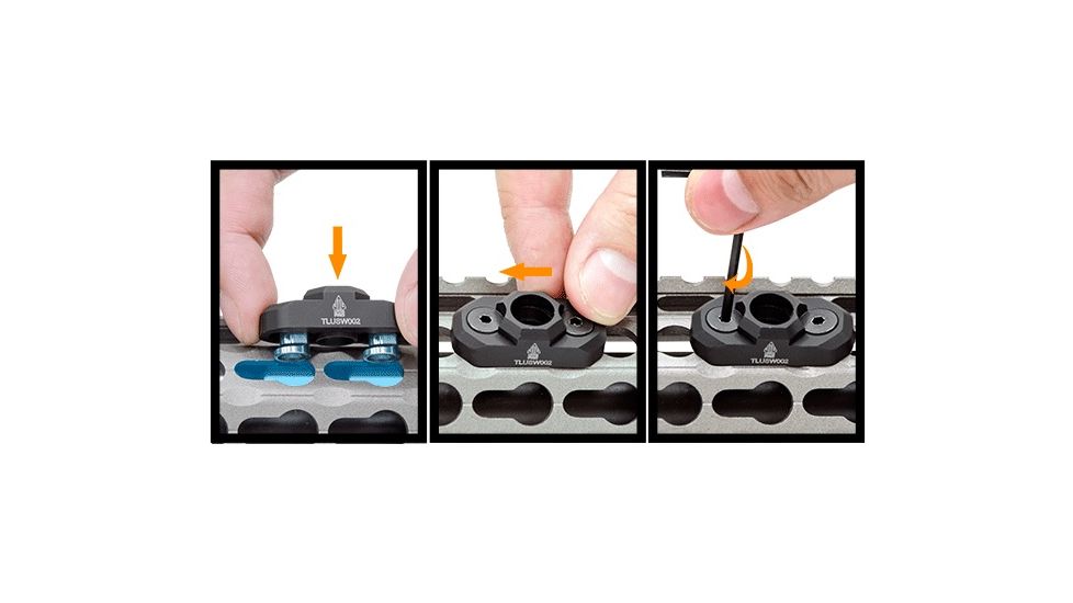 UTG Pro Keymod Compatible Standard QD Sling Swivel Adaptor, Black TLUSW002