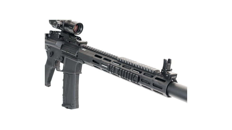 UTG Pro M-LOK 3-Slot Picatinny Rail Section, Black, MTURS10S