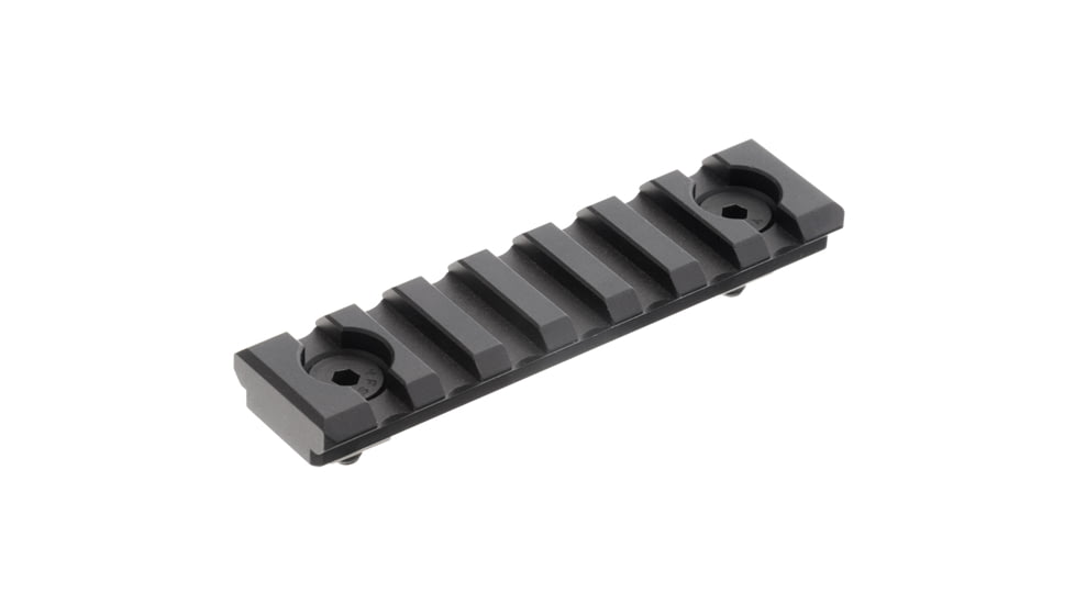 UTG Pro M-LOK 7-Slot Picatinny Rail Section, Black, MTURS10M