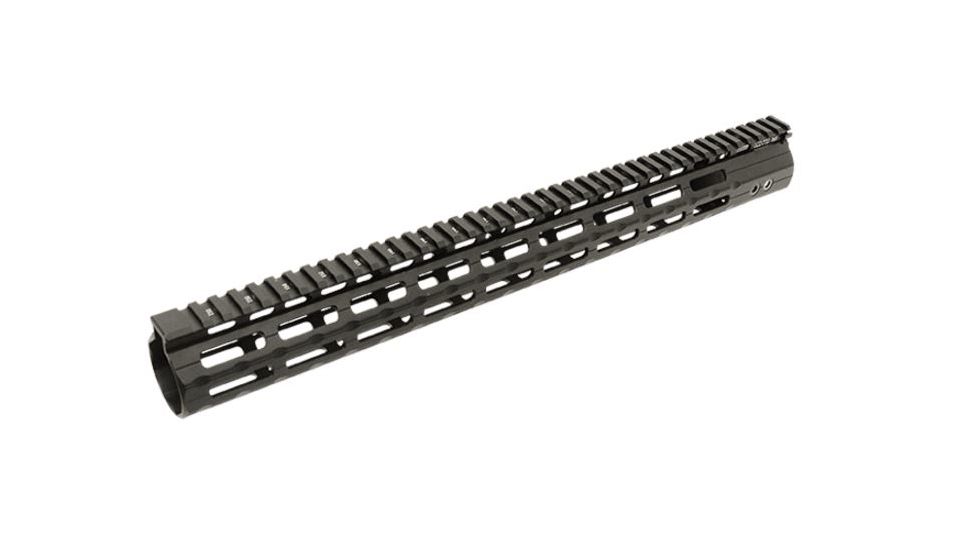 UTG Pro M-LOK M and P10 17 in Super Slim Free Float Handguard, Black MTU038SSMC, EDEMO6