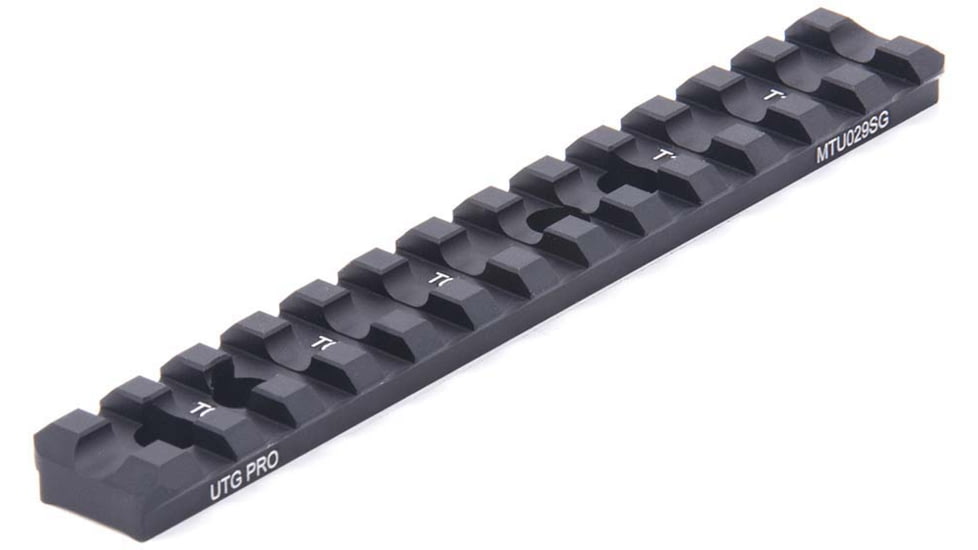 UTG Pro Model 500 Shotgun Picatinny Rail Mount, Black, MTU029SG