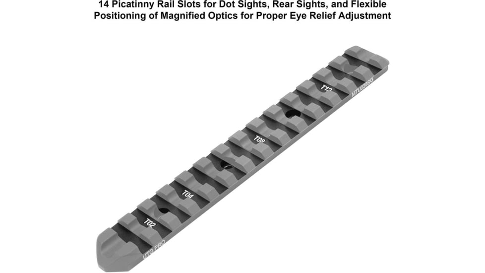 UTG Pro Model 870 Picatinny Rail Mount, Black, MTU028SG