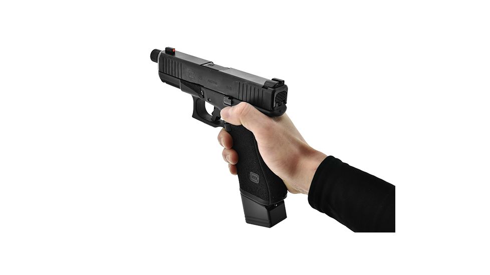 Leapers UTG Pro +5 Base Pad, Glock 17/34, Matte Anodize, Black, PUBGL51-5RD