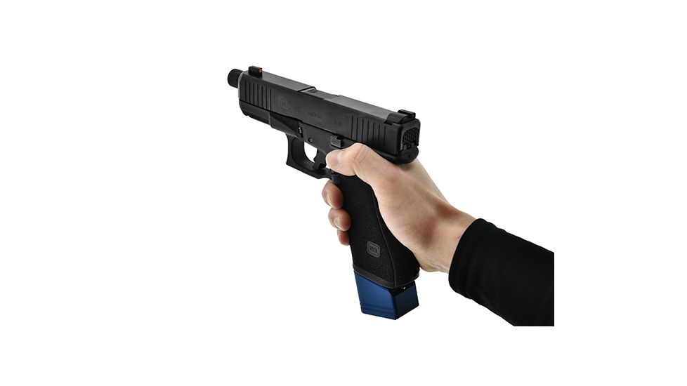 Leapers UTG Pro +5 Base Pad, Glock 17/34, Matte Anodize, Blue, PUBGL51B-5RD