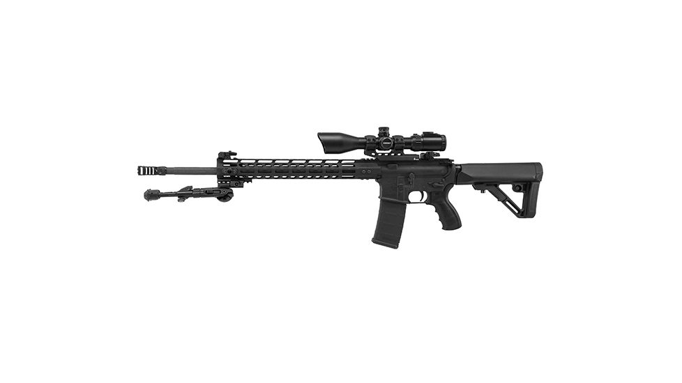 Leapers UTG Pro AR15 Muzzle Brake, .223/5.56, 1/2 in x 28, 2.25 Length, Black, TLUMD02
