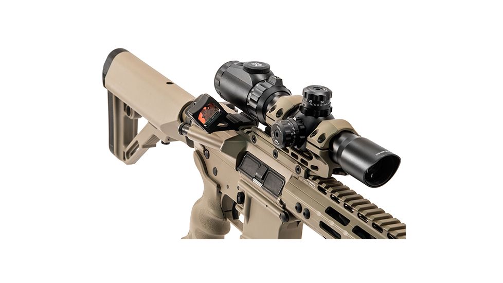 Leapers UTG Pro Super Slim RMR 45 Degree Angle Mount, Picatinny, Black, MT-RMR45