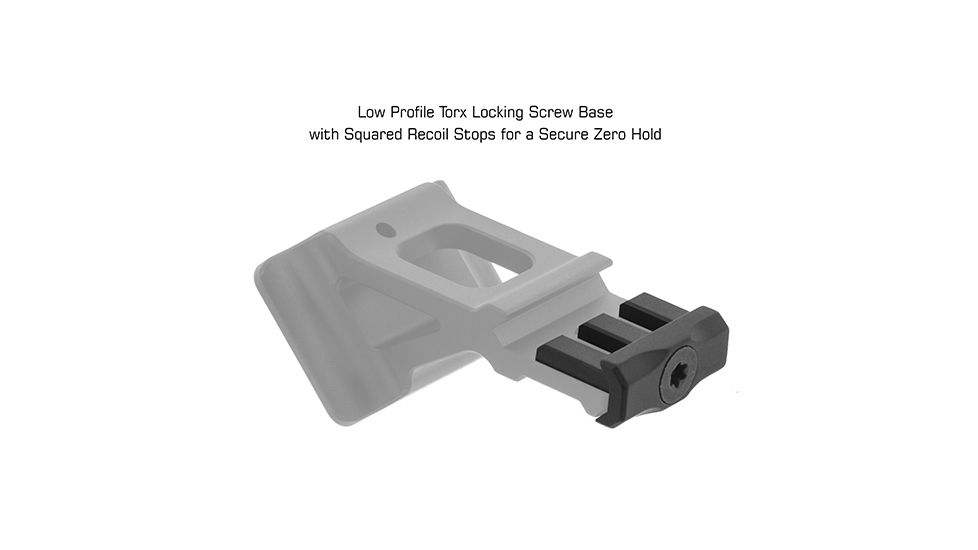 Leapers UTG Pro Super Slim RMR 45 Degree Angle Mount, Picatinny, Black, MT-RMR45