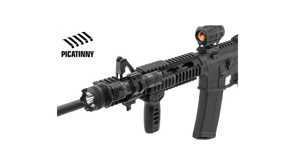 Leapers UTG Pro Super Slim Vertical Foregrip, Picatinny, Aluminium, Matte Black, MT-FGP01