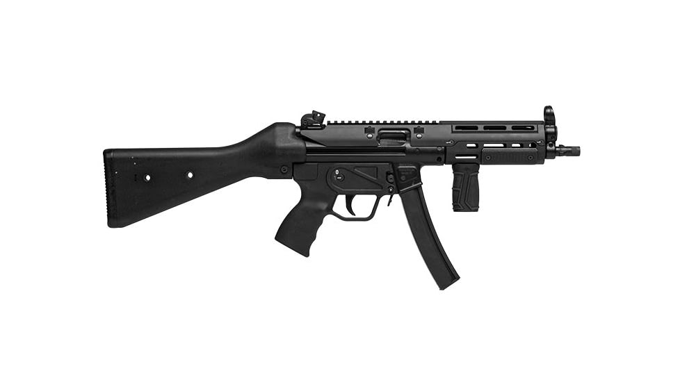 UTG Pro UTG PRO MP5 Handguard, Extended Upper Picatinny Mount, M-LOK, Black, MTU055SSM
