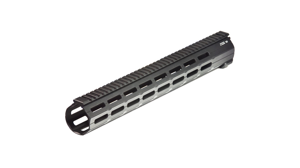 UTG Pro UTG Pro Super Slim SD M-LOK Free Float handguard, 16 in, Black, MTU047XLM