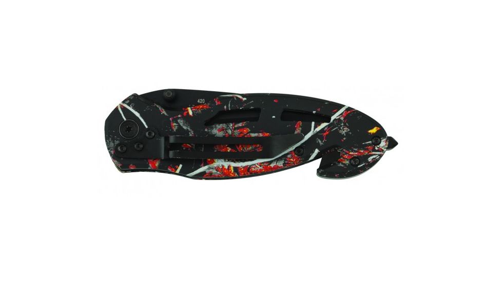 Utica Moonshine Camo Series 4.5in Rescue Knife, Camouflage, 91-M1834CP