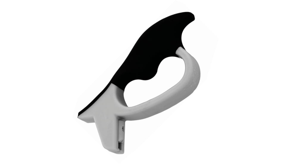 Utica Sharpener, 5 overall, Black and gray ABS handle with finger guard, 91-SHARP05CP
