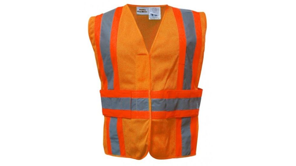 Utility ProWear ADJUSTABLE HI VIS VEST CL2, Orange, L/XL UHV312-L/XL-O