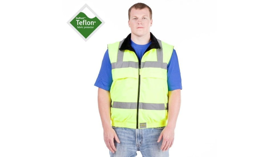 Utility ProWear High Visibility Reversible Vest Class 2, YLW, MEDIUM UHV1001-M-Y