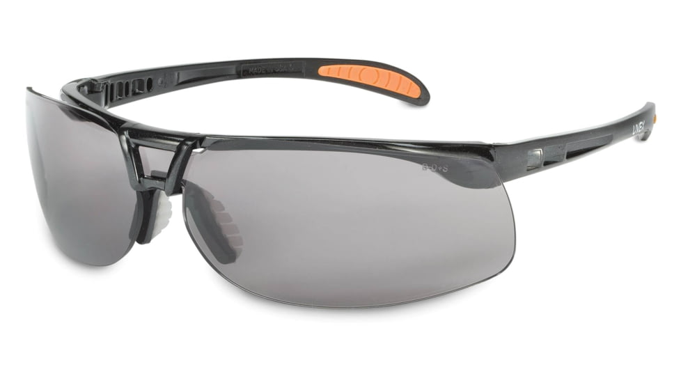 UVEX Protg Safety Glasses, Black/Gray, S4201HS