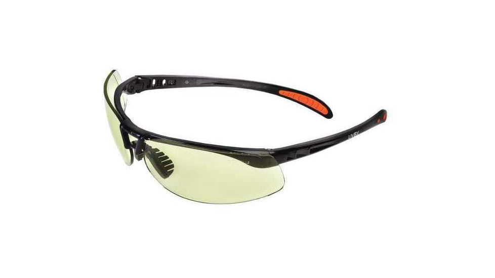 UVEX Protg Safety Glasses, Black/SCT-Low IR, S4206HS